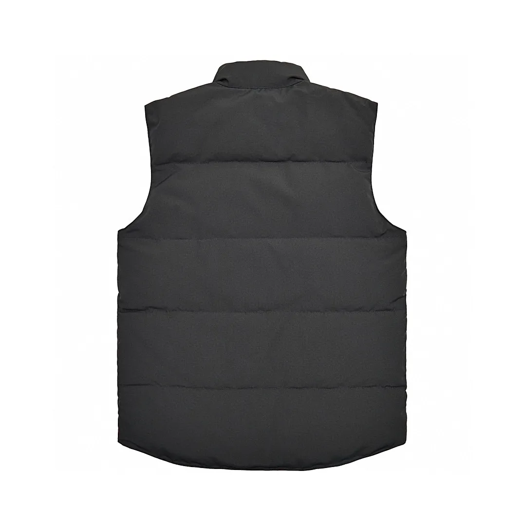 P360 Gray] Canada Goose Canada Goose #Freestyle Crew 4154M Men’s and Women’s Vest Down# ➖ Genuine synchronous anti-counterfeiting chip sensor! ➖ Imported Behringer embroidery machine to customize 10,000-needle embroidery logo! ➖ Imported 21-count polyester-cotton blended original fabric, using Feather-Light 10D waterproof coating fabric, made of 84.5% polyester fiber and 15.5% cotton, 100% the best feel in the entire network! ➖ The genuine official website uses the national standard 80 white duck down, and will never be misled by false claims such as 90 down or goose down! ➖ 100% nylon nylon lining with double double-layer sealing design to prevent velvet from running away. Top-grade polar fleece is used in the collar and pockets to keep warm and comfortable! ➖ Yoshida YKK provides original custom-made electroplated sliders. YKK two-way lockable zippers are tight and smooth and will not peel off paint! ➖ 3M composite original Velcro is durable, and all accessories and hardware are disassembled and customized! ⛔No slander, no exaggeration, no need for too much copywriting, because it is focused, it is professional!  SIZE: XS S M L XL XXL